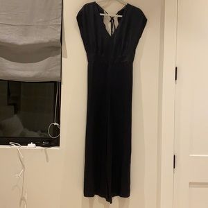 Madewell Satin Open-back Jumpsuit